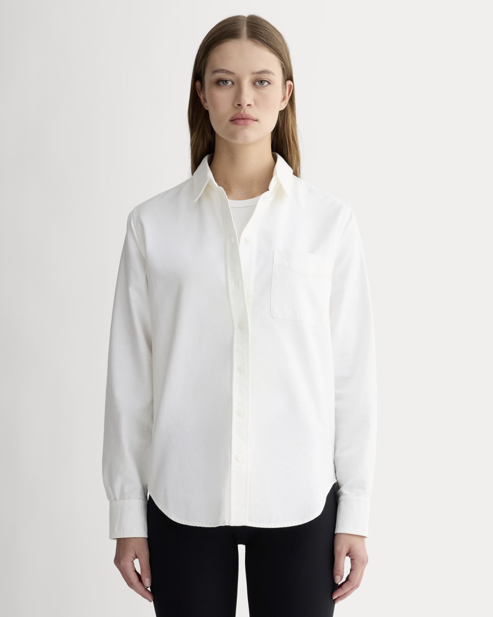 womens-relaxed-oxford-shirt-white | primary