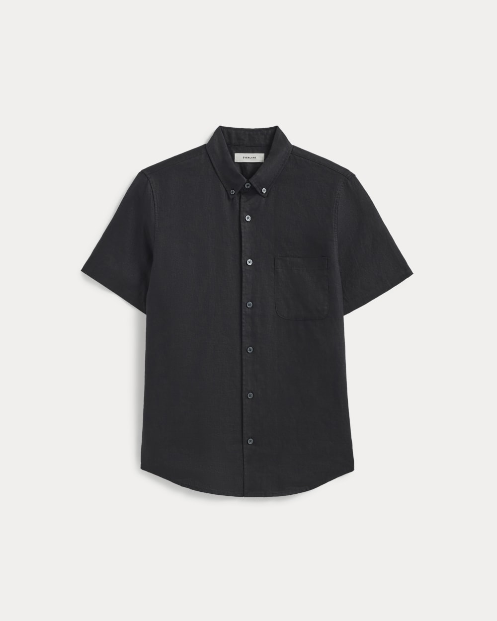 The Classic Short-Sleeve Shirt in Linen | Black Everlane The Classic Short-Sleeve Shirt in Linen | Black Everlane