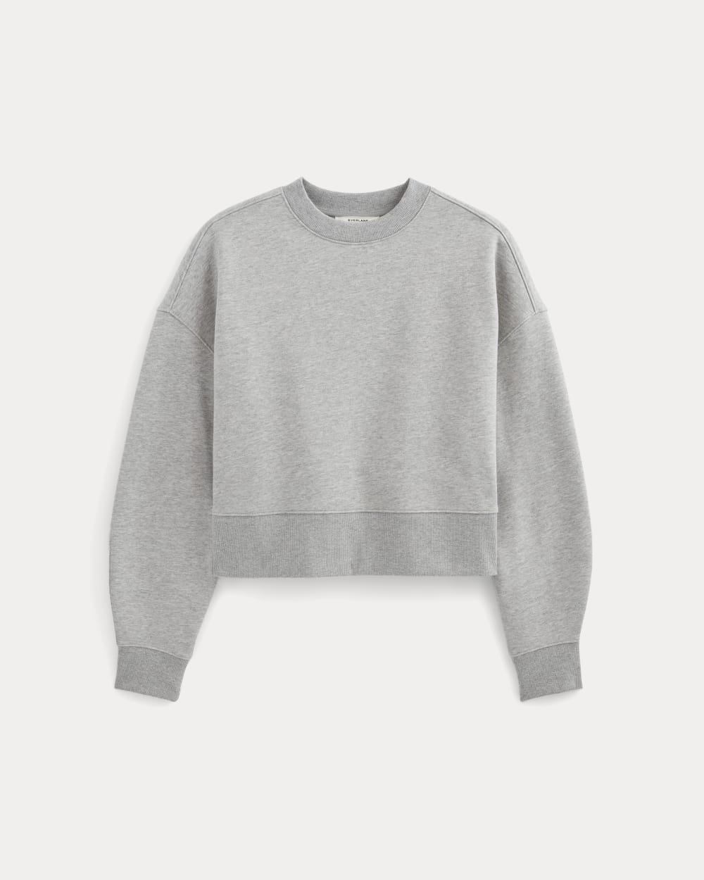 Oversized Crewneck Sweatshirt Heather Grey | ÉTERNE Oversized Crewneck Sweatshirt Heather Grey | ÉTERNE