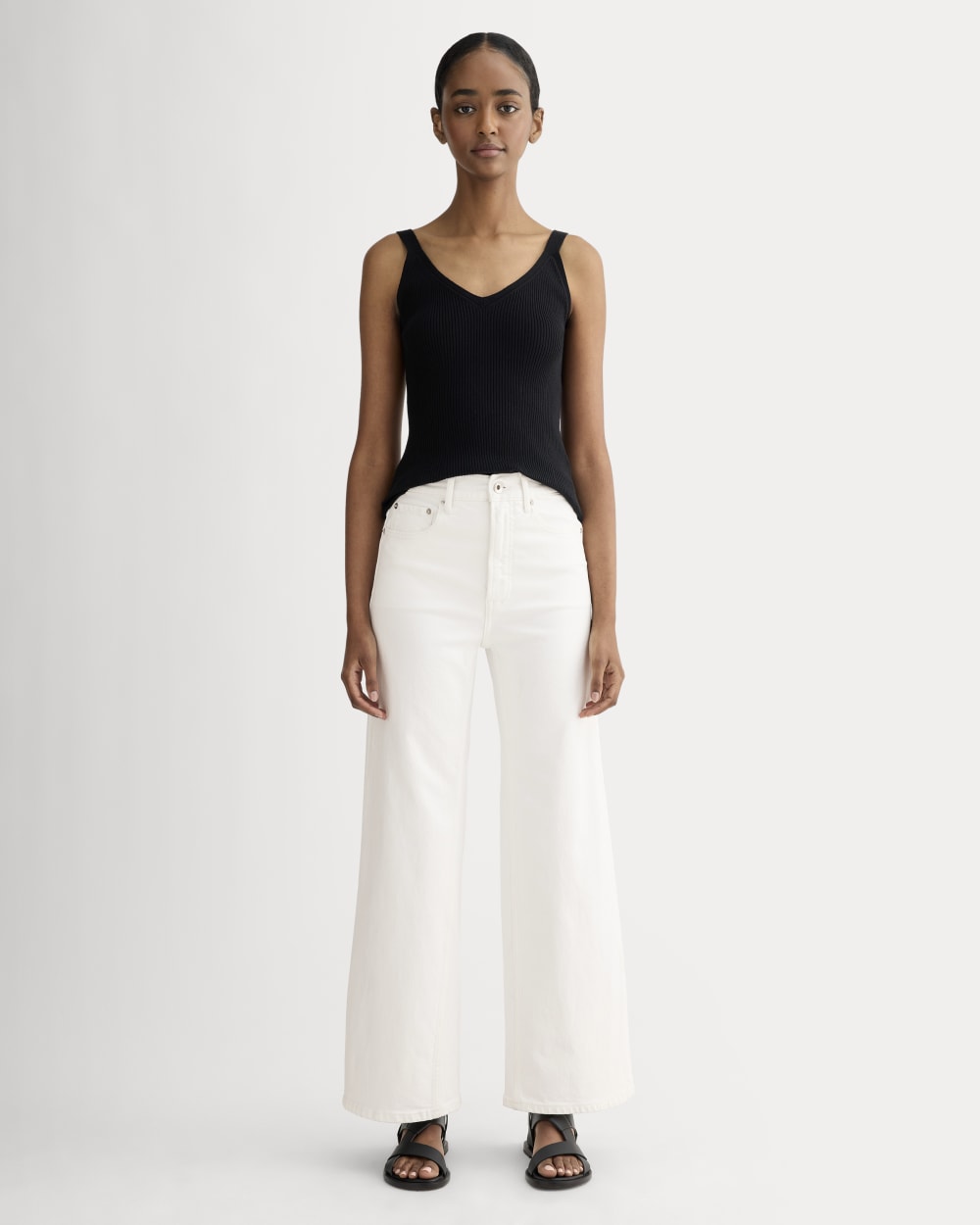The Fine Knit Cami | Black – Everlane