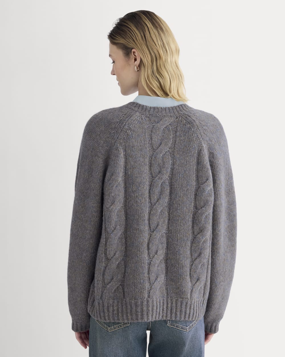 womens-cloud-cable-v-neck-sweater-blue-multi-twist