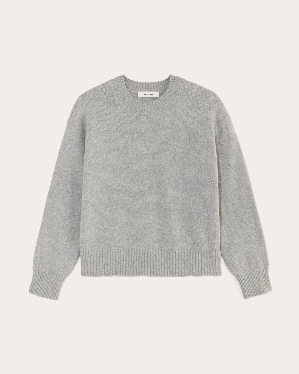 The Cocoon Crew in Plush Cotton | Heathered Grey – Everlane