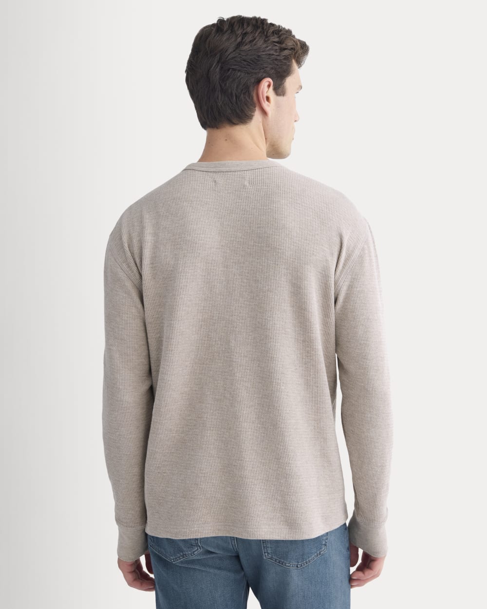 Thermal Crew in Cozy Waffle | Heathered Oatmeal – Everlane