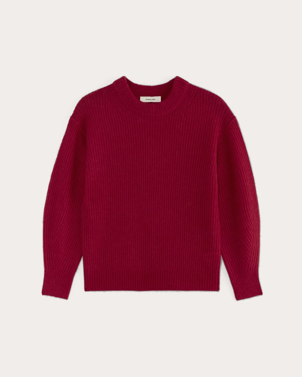 The Cocoon Crew in Alpaca | Berry Red – Everlane