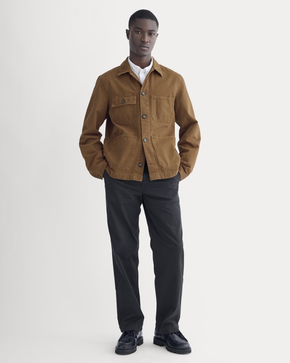 ジャケット・アウター COTTON TWILL COFFEE DYED EASYPANTS JAKET Utility Jacket in Garment-Dyed Cotton Twill | Madewell