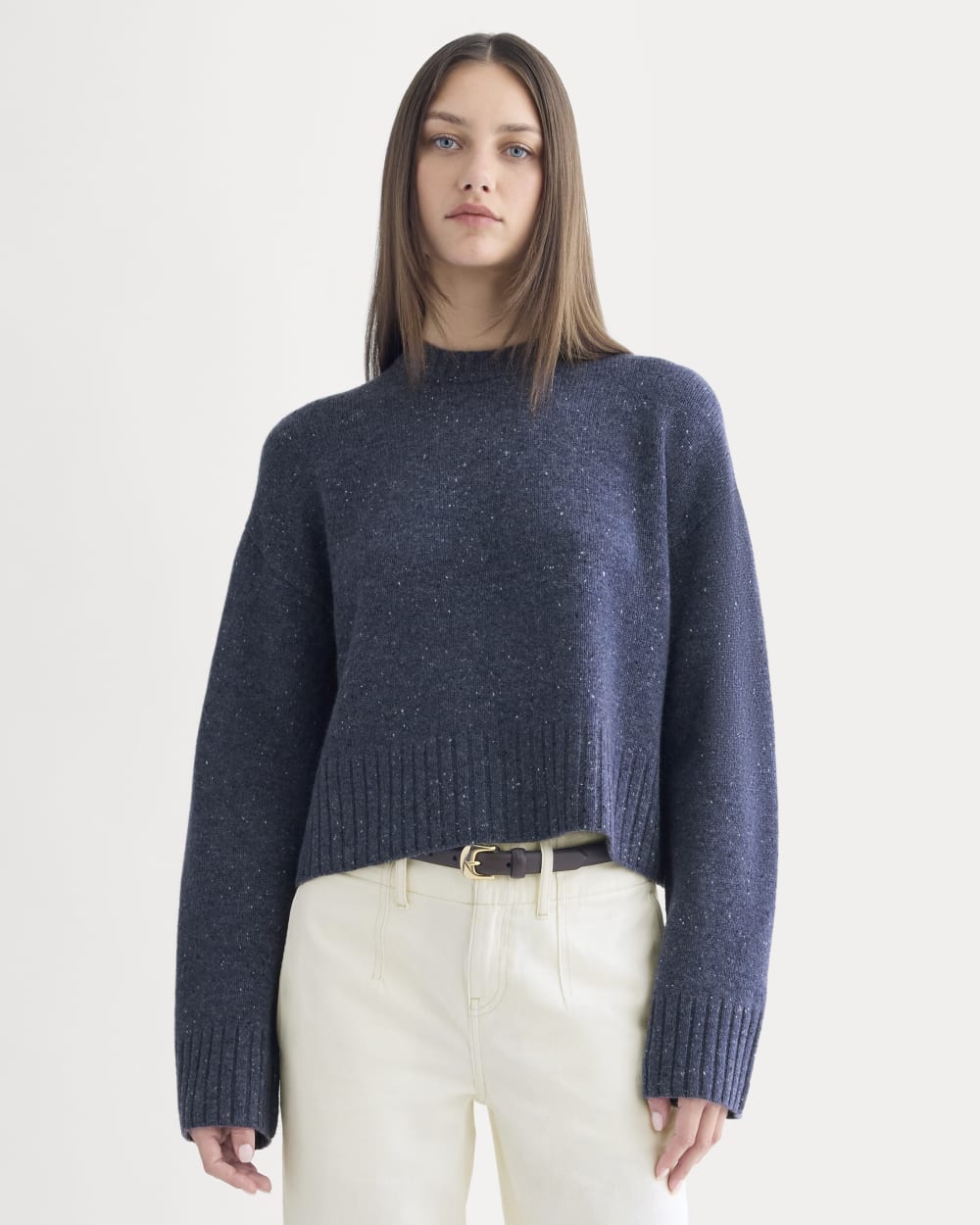 womens-cropped-boxy-crew-in-luxe-merino-heathered-blue-donegal | primary