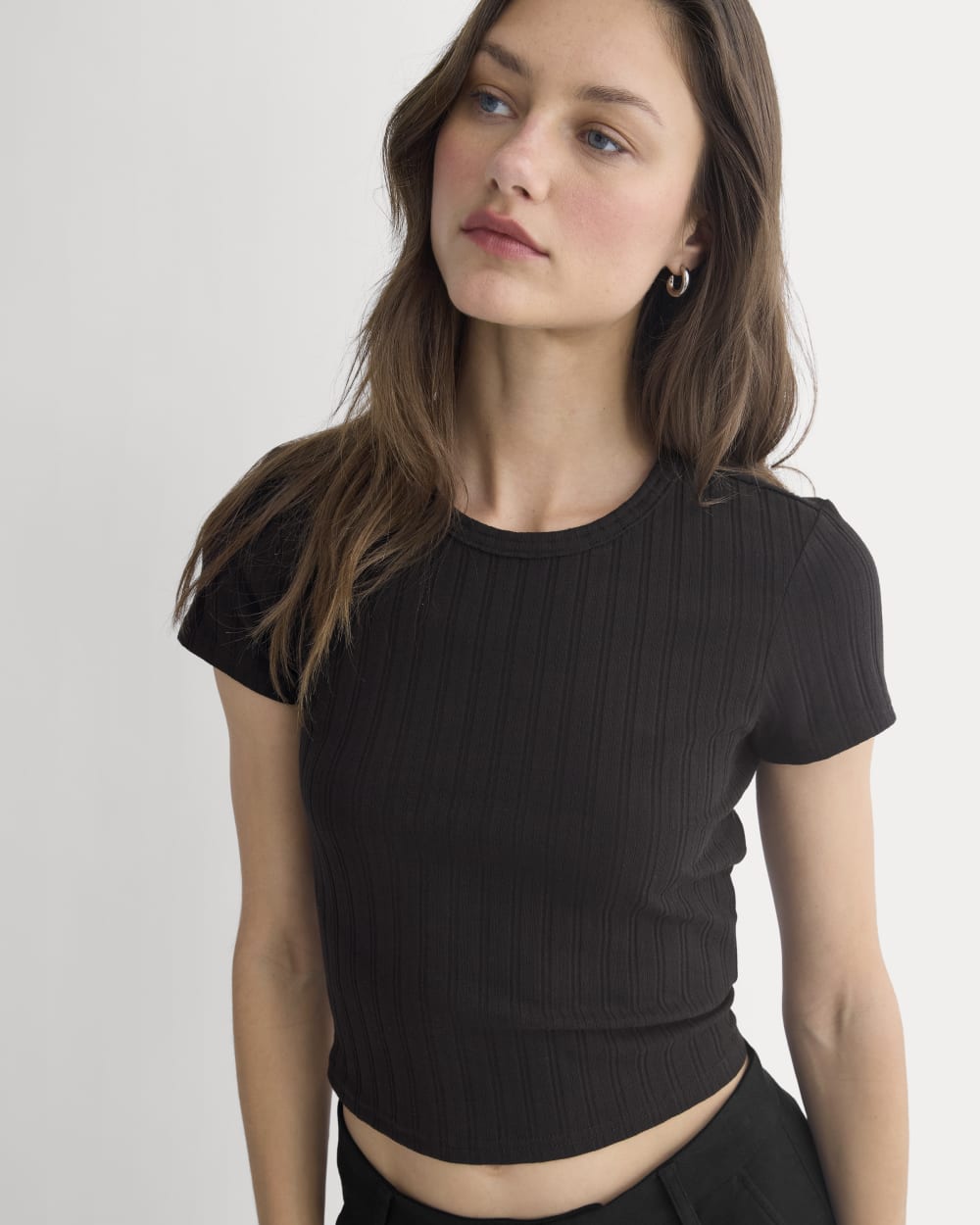 womens-cropped-crew-in-pointelle-black | primary