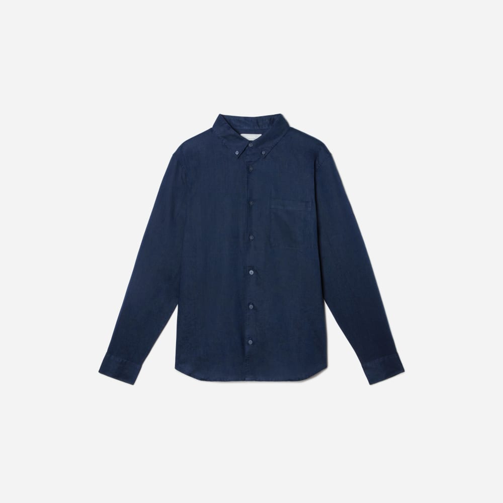 mens-linen-stndrd-fit-shirt-navy | alt