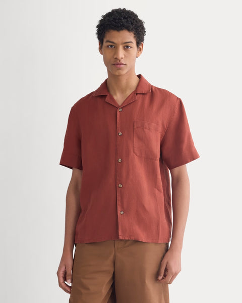 Linen Resort Shirt | Henna Red – Everlane