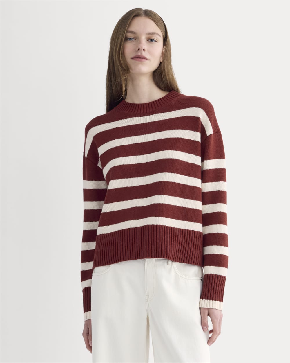 The Boxy Sweater in Everyday Cotton