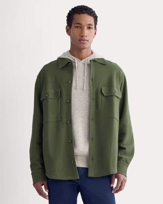 mens-relaxed-utility-shirt-dark-forest | primary