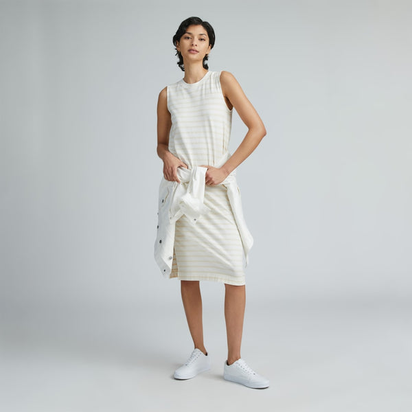 everlane luxe cotton dress Everlane Luxe Cotton Seamed Tank Dress