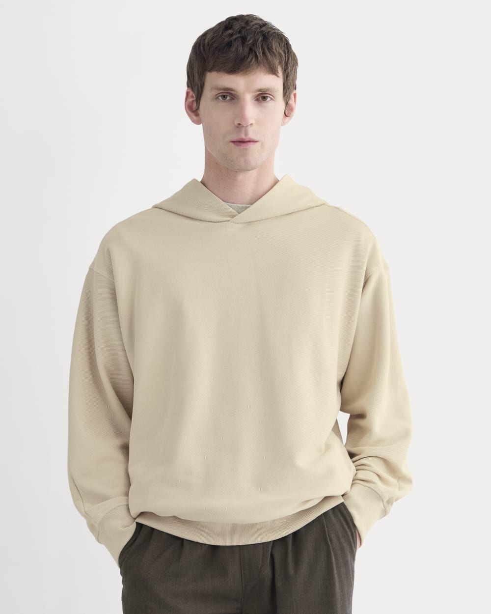 Twill Terry Jacquard Hoodie