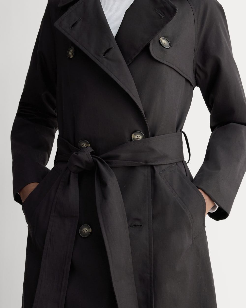 The Modern Trench Coat Black – Everlane - Main Image