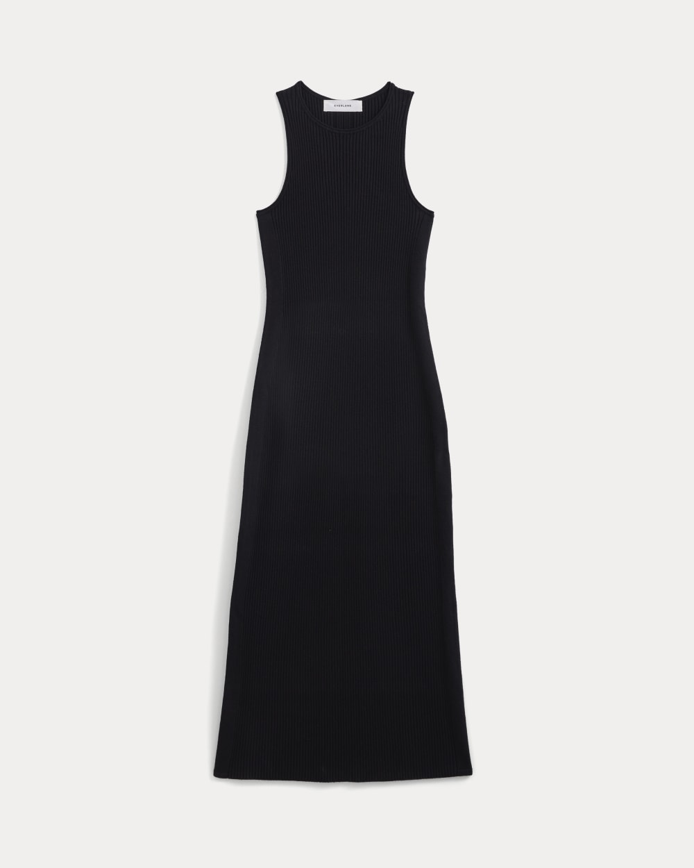 Everlane Cutaway Ribbed Midi Dress In Black, Size XL, Viscose Everlane Cutaway Ribbed Midi Dress In Black, Size XL, Viscose