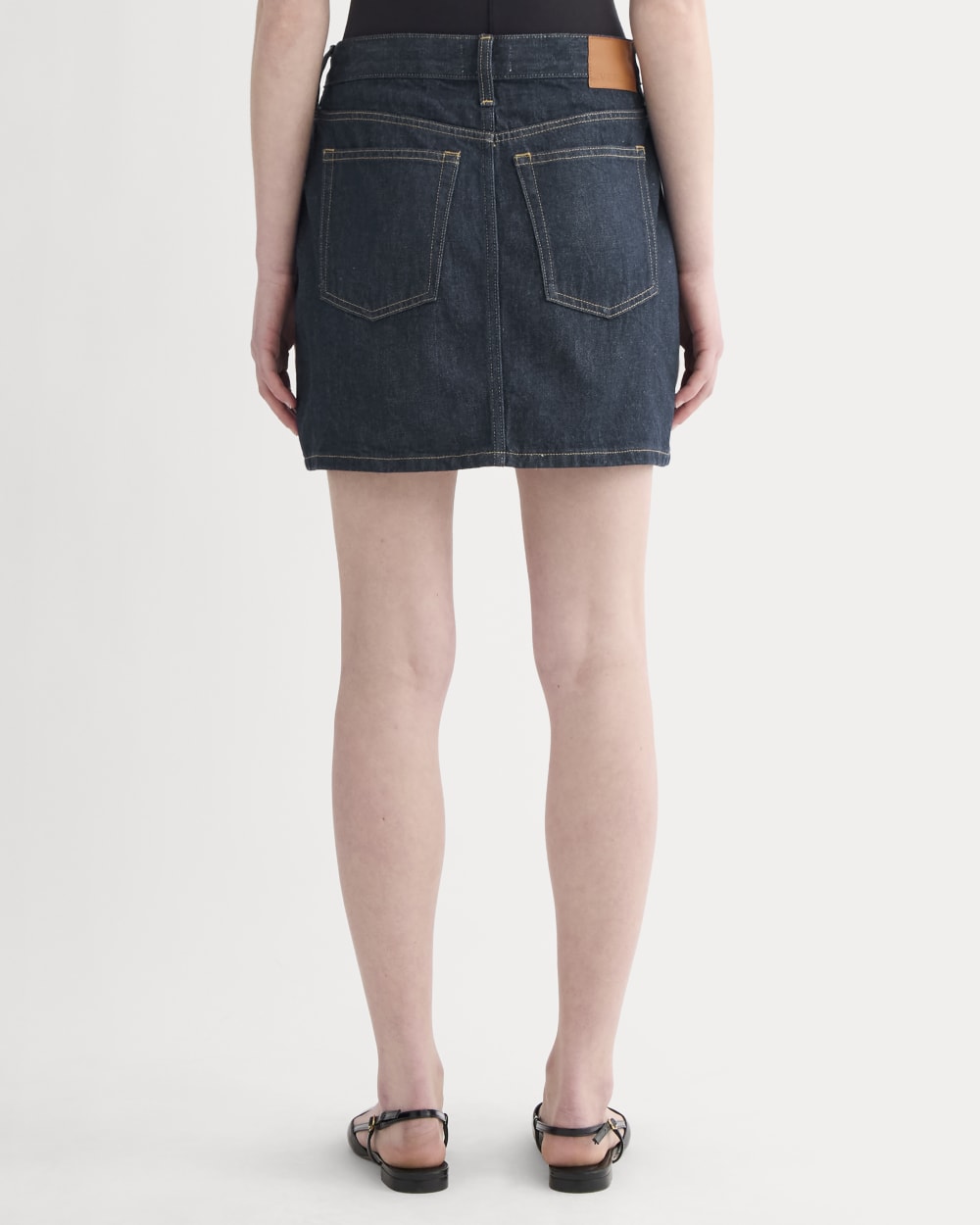 womens-denim-mini-skirt-dark-indigo