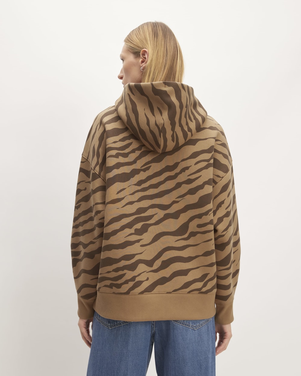 The ReTrack Hoodie | Cocoa Tiger Stripe – Everlane