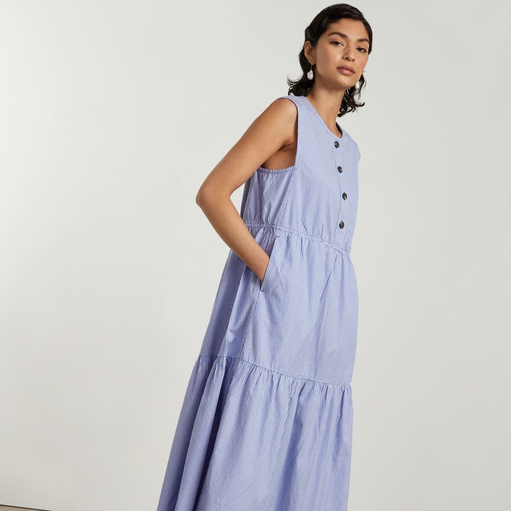 womens-tiered-midi-dress-white-blue