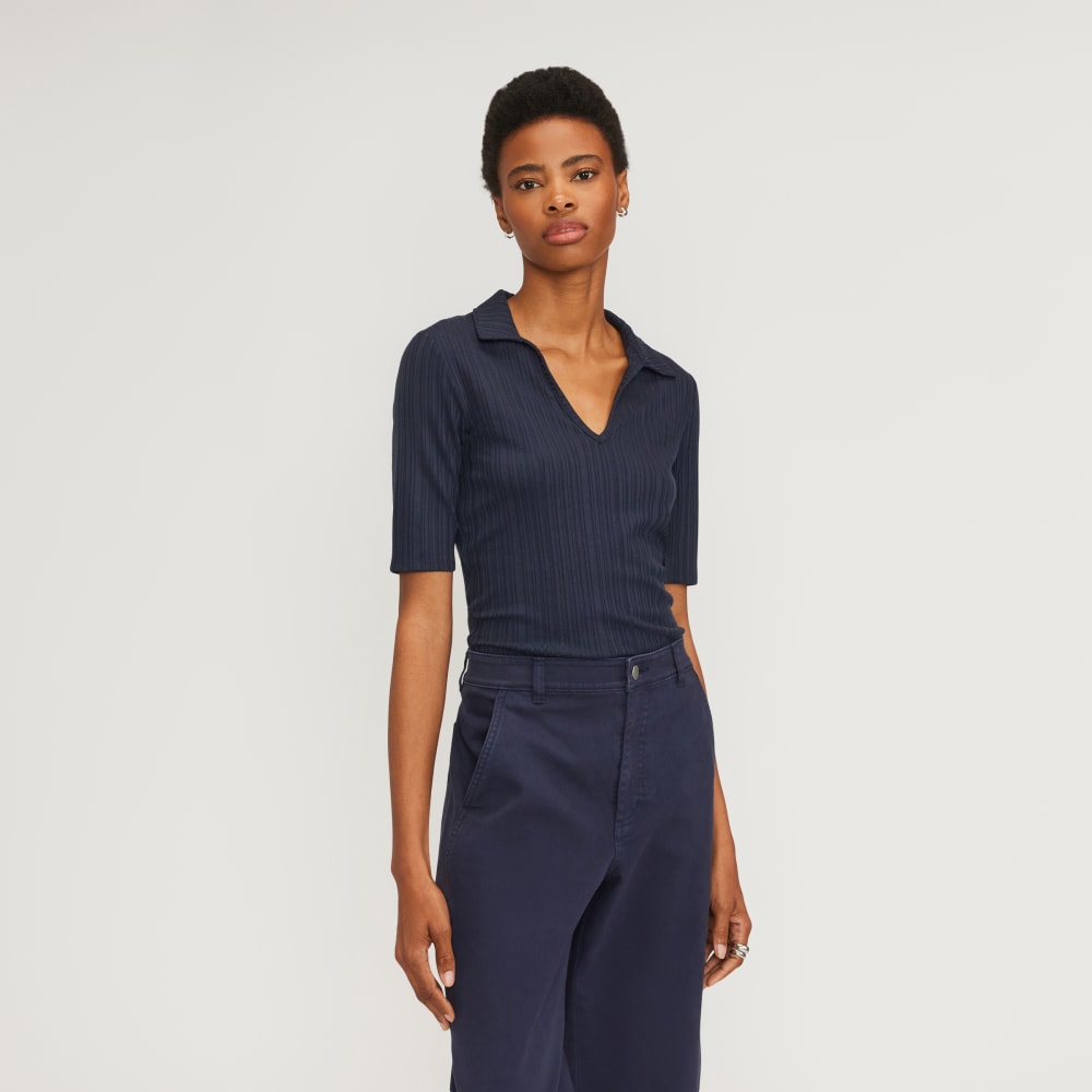 womens-riib-soft-knit-open-collar-polo-navy | primary