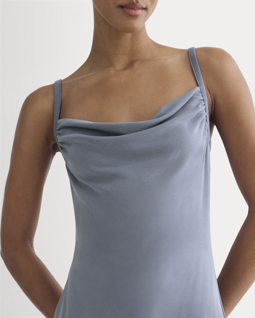 Everlane Tank Top Midi Dress, Butterknit, Blue Dusk, Size XS, Cotton Everlane Tank Top Midi Dress, Butterknit, Blue Dusk, Size XS, Cotton