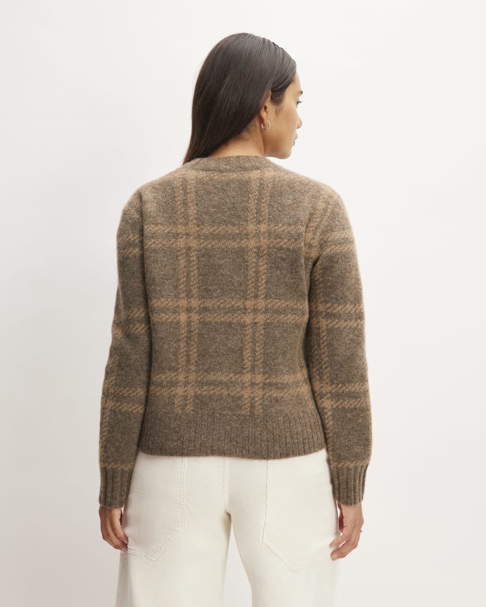 The Alpaca Cropped Crewneck Sweater | Cocoa / Tiger's Eye – Everlane