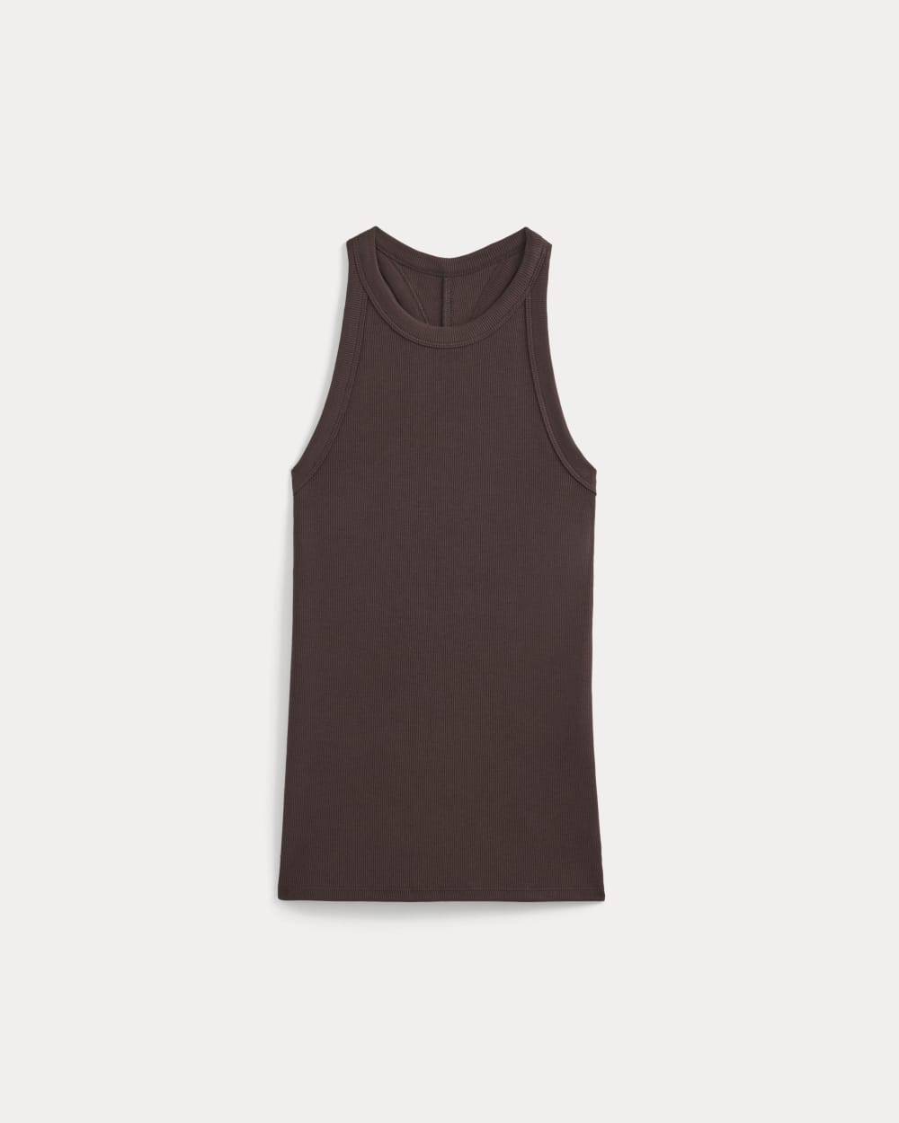 womens-luxe-rib-racerback-tank-coffee-bean | alt