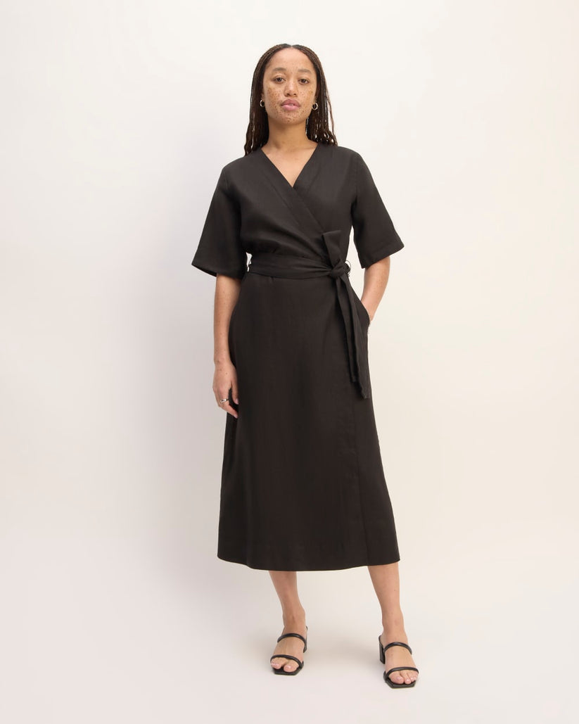 The Wrap Dress in Linen