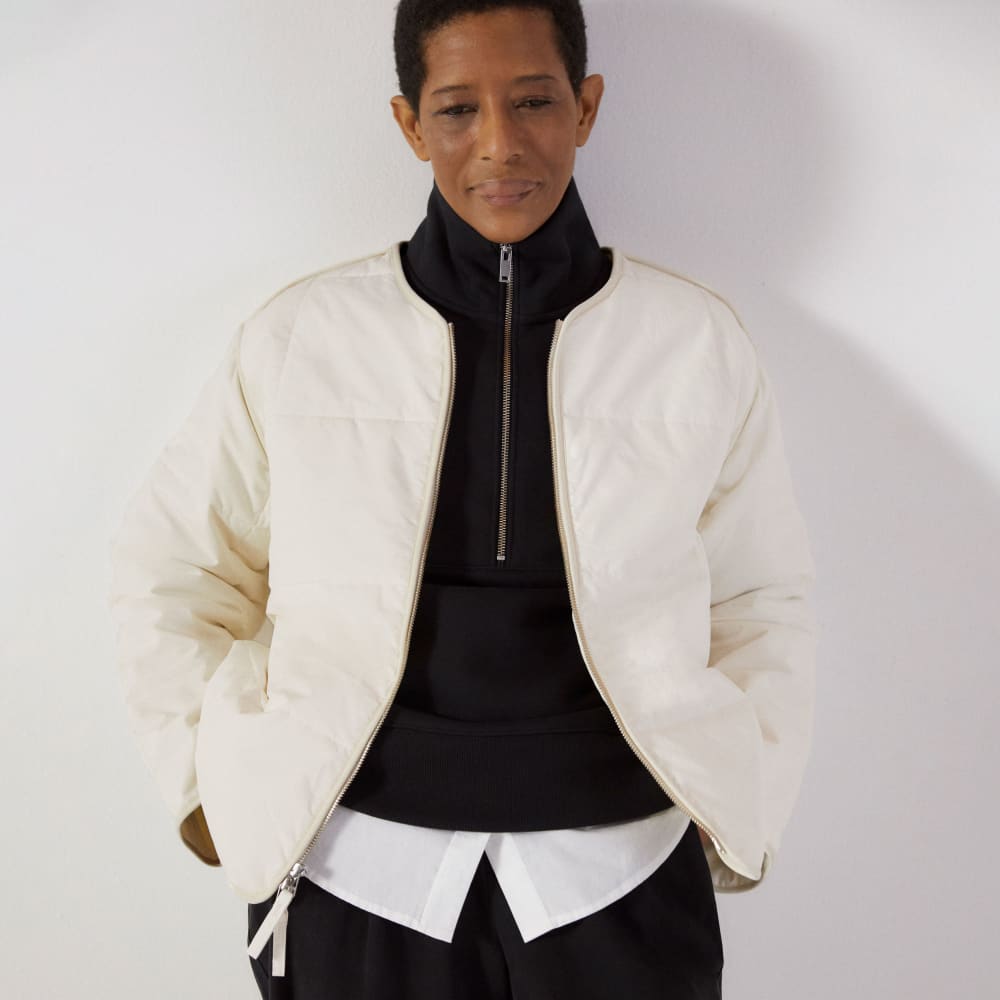 RATS ラッツ HALF ZIP SWEAT The ReTrack Half-Zip Sweatshirt | Black – Everlane