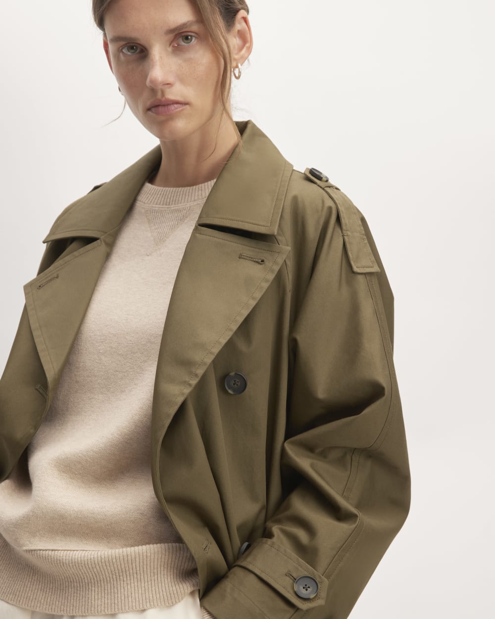 The Cotton Long Trench Coat | Beech – Everlane
