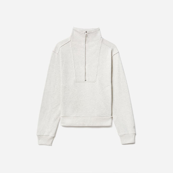 The Track Half-Zip | Light Heather Grey – Everlane