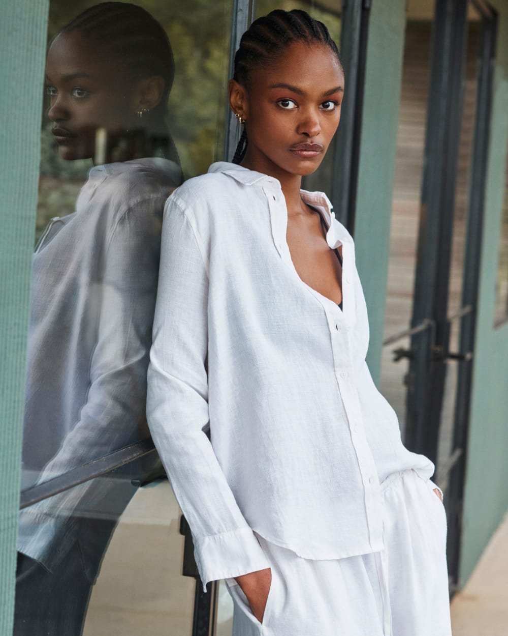 linen dress shirt womens The Must-Have Shirt in Linen