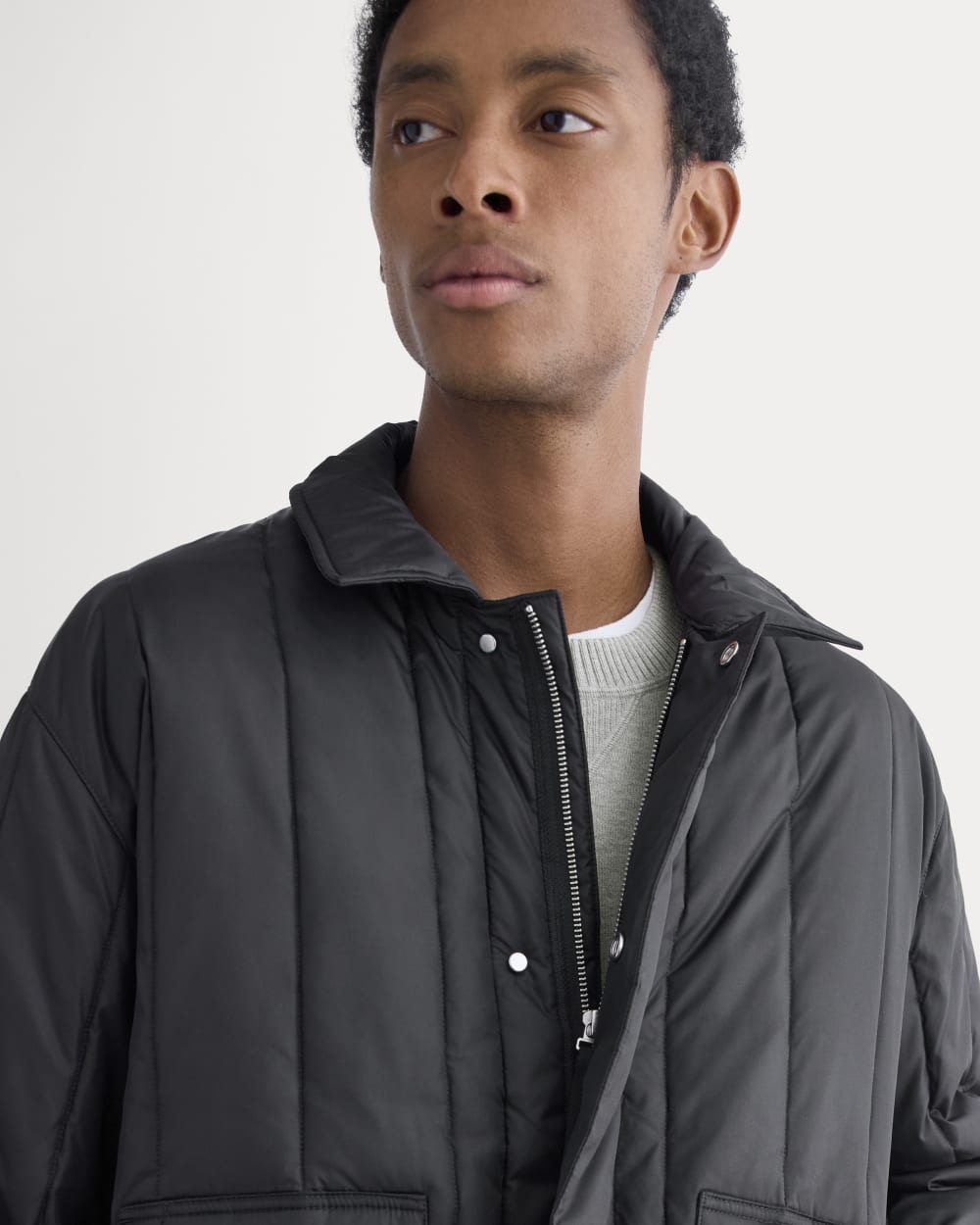 ReNew Vertical-Quilted Jacket | Black – Everlane