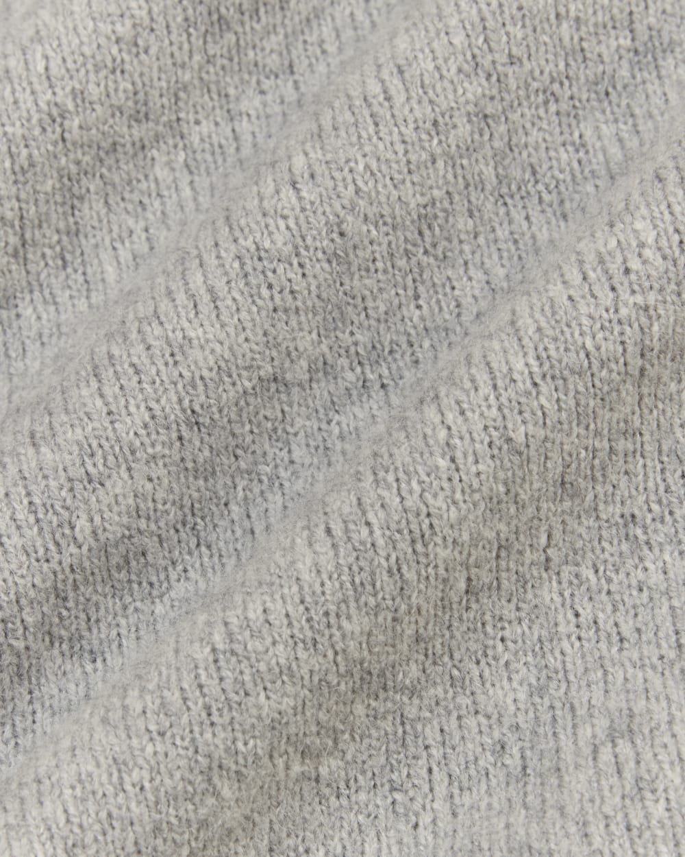 The V-Neck Sweater in Plush Cotton | Heathered Grey – Everlane