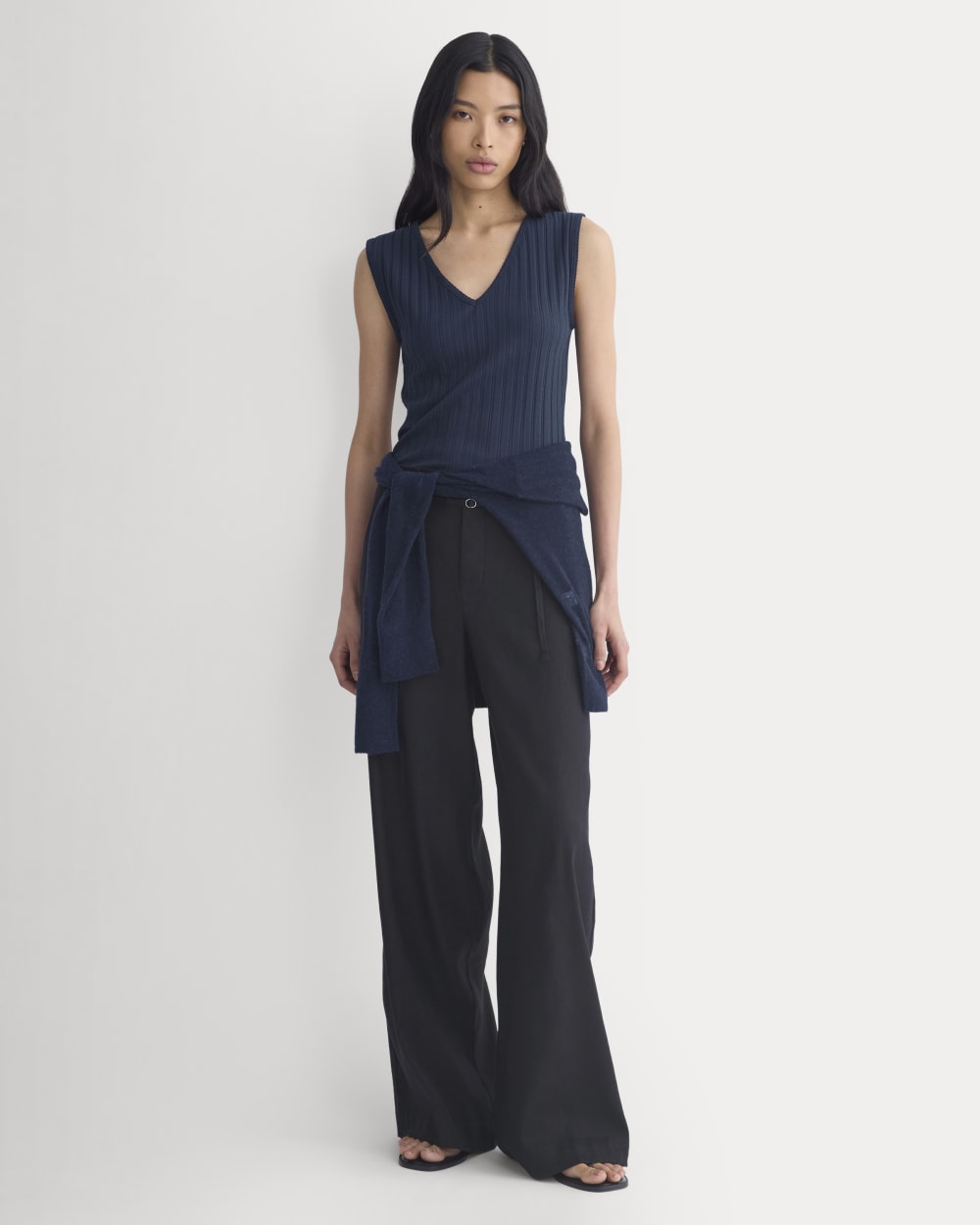 womens-v-neck-tank-in-pointelle-deep-navy