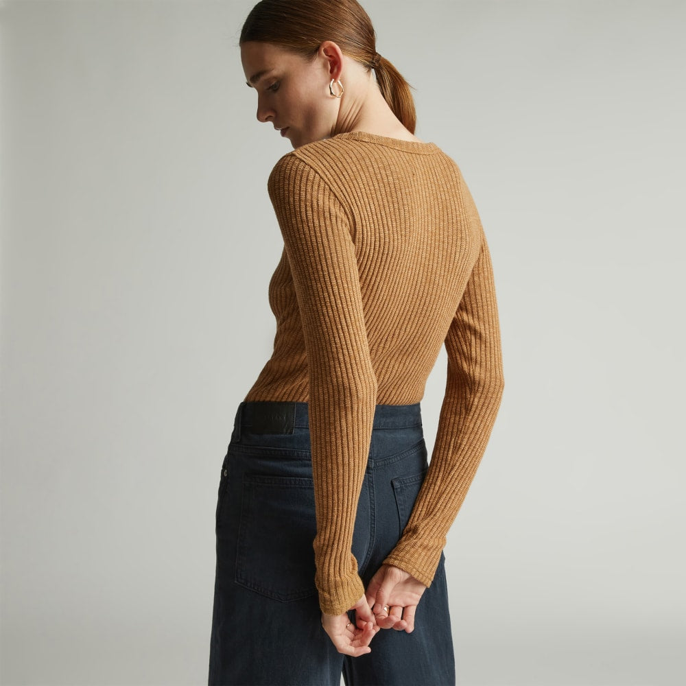 The Cozy Rib Long-Sleeve Tee | Kalamata