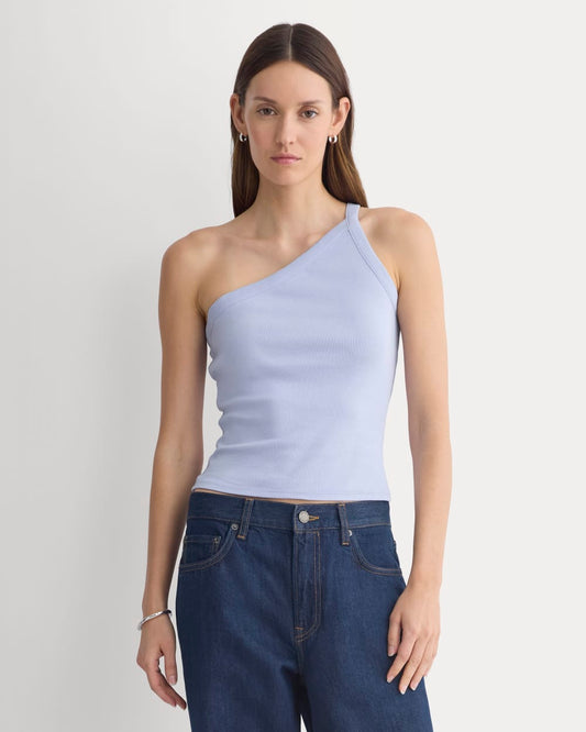womens-retrosoft-cotton-oneshoulder-tank-aleutian | primary