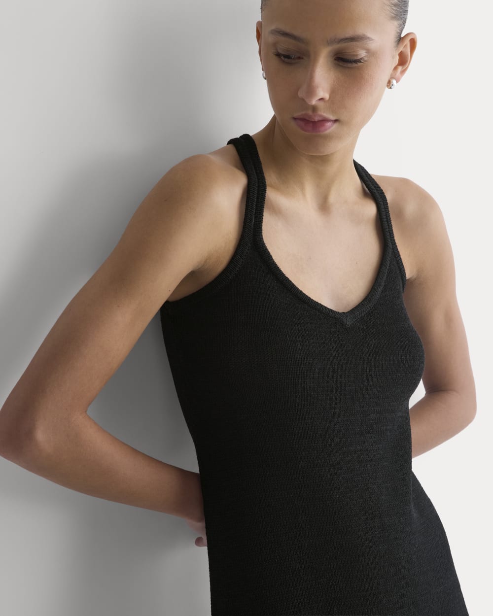 womens-sweater-racerback-midi-dress-black