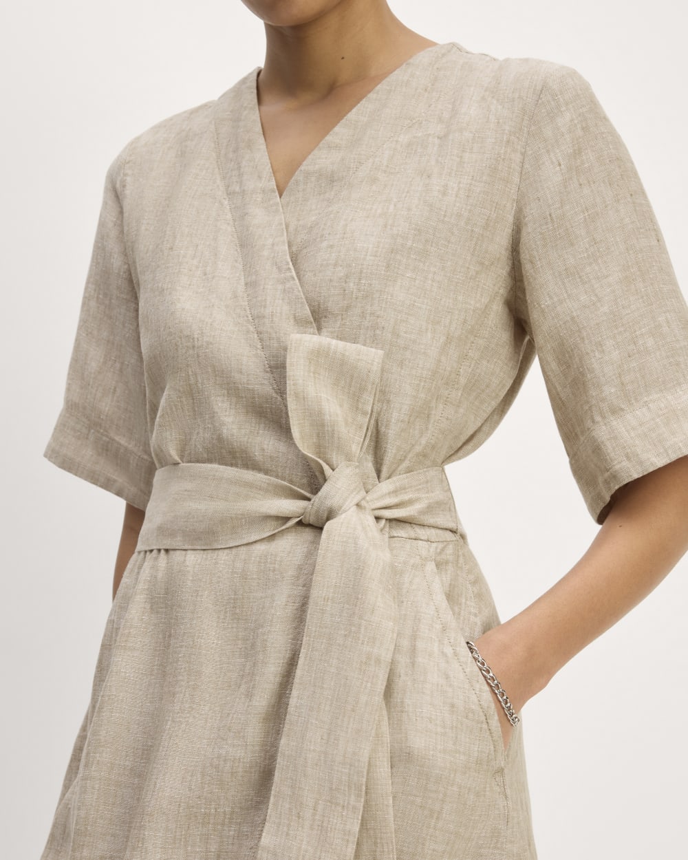 L’aubeblanc Tweed Wrap Dress Black Chanel Spring 2009 Runway Flower Sequin Tweed Dress - Size