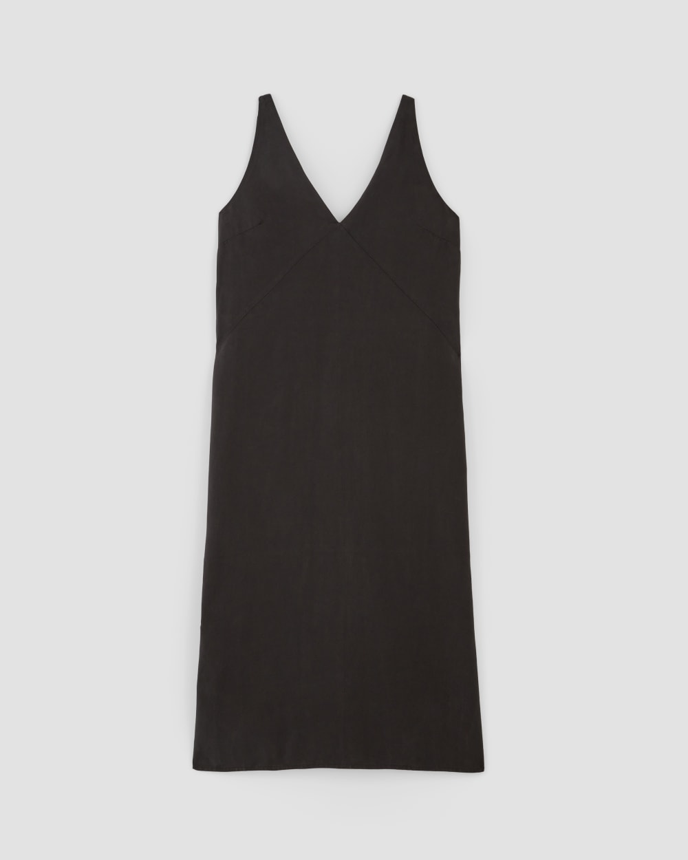 The TENCEL Midi Slip Dress | Black Everlane The TENCEL Midi Slip Dress | Black Everlane