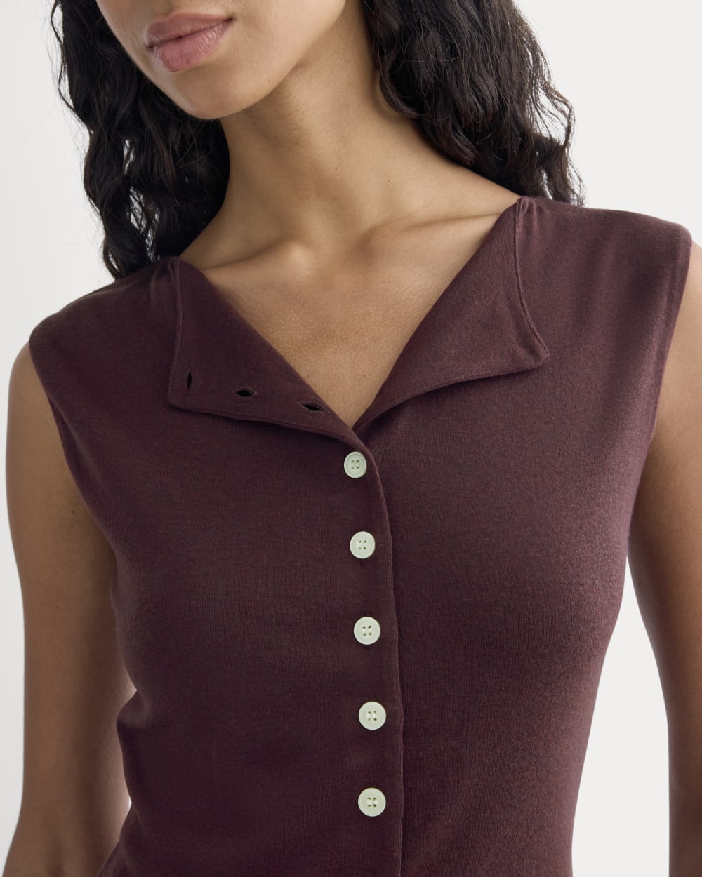 womens-sleeveless-button-up-butterluxe-deep-plum