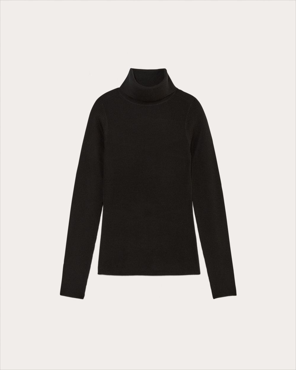 The Turtleneck in Ultrasoft Merino Black – Everlane