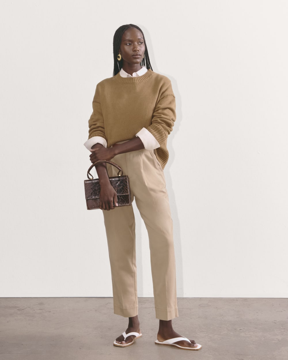 The Boxy Sweater in Everyday Cotton | Toasted Coconut – Everlane