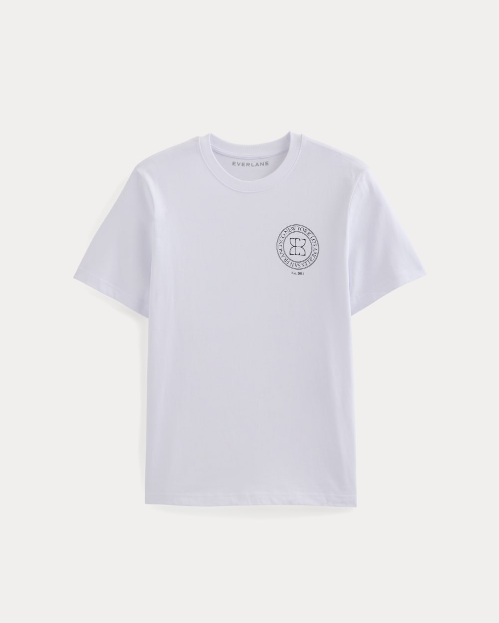 womens-badge-logo-tee-white | primary