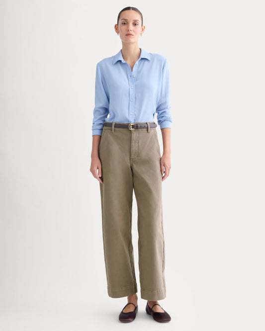 womens-ctn-twill-utility-wide-leg-pant-taupe | primary
