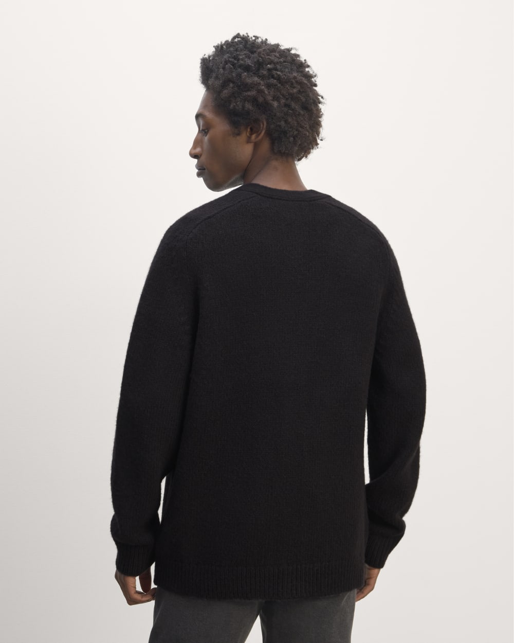 トップス OVY Lamb Wool Crew Neck Cardigan (black) Theory Merino Wool Crop Cardigan | Saks Fifth Avenue