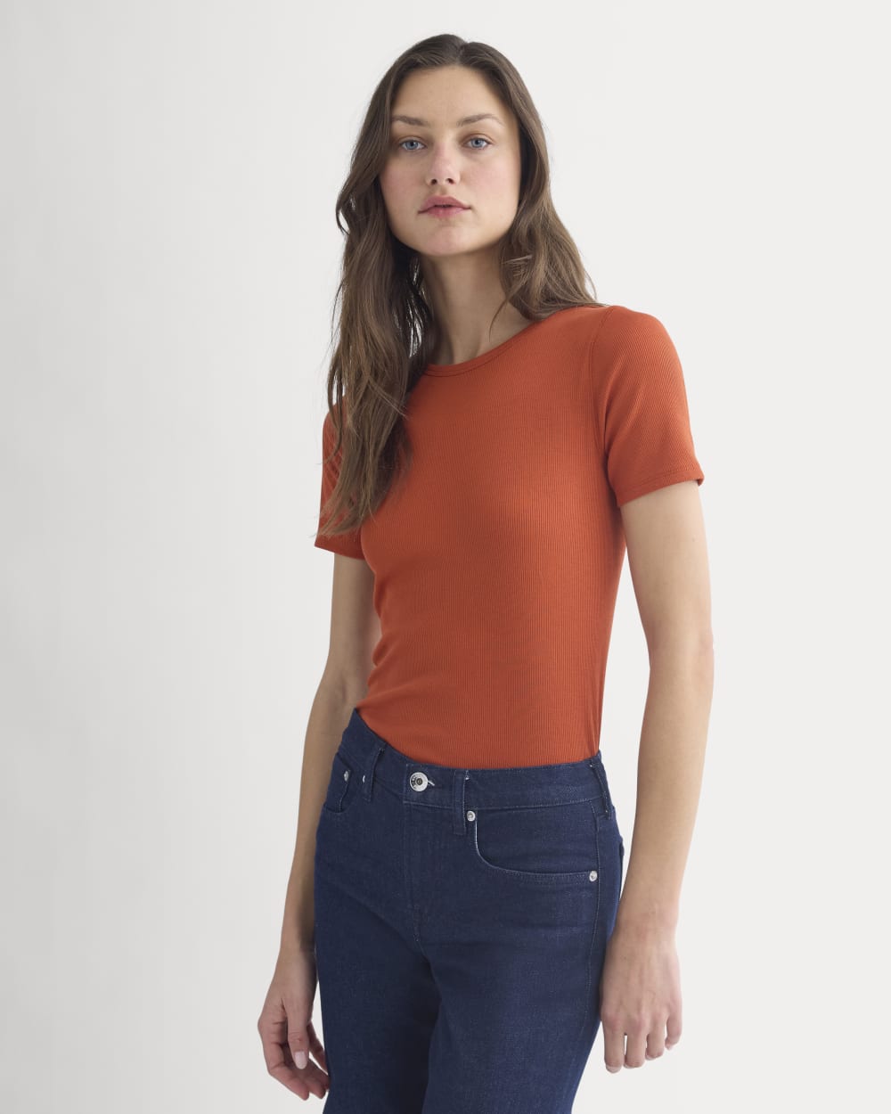 womens-supima-micro-rib-ss-crew-rust | primary