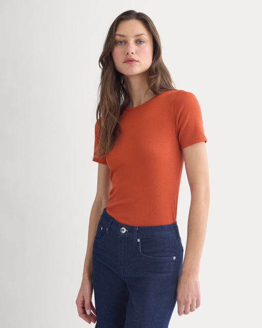 womens-supima-micro-rib-ss-crew-rust | primary