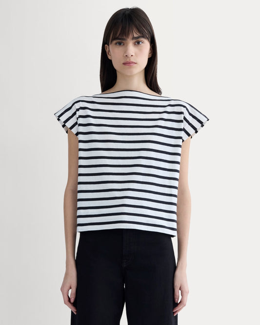 womens-oversized-muscle-tee-bone-black | primary