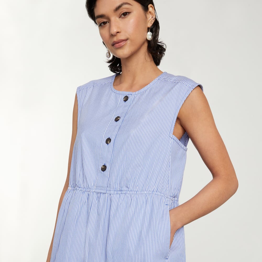 womens-tiered-midi-dress-white-blue | alt