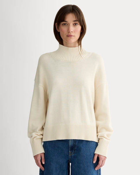 The Boxy Turtleneck in Everyday Cotton | Canvas – Everlane
